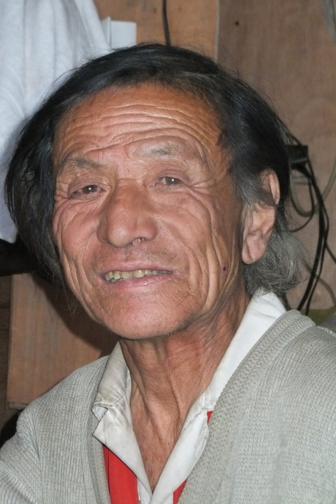 bewoner van de slums in Kathmandu