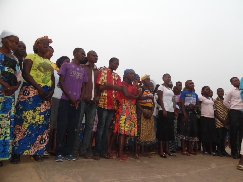 nieuwe gelovigen in Mokamo