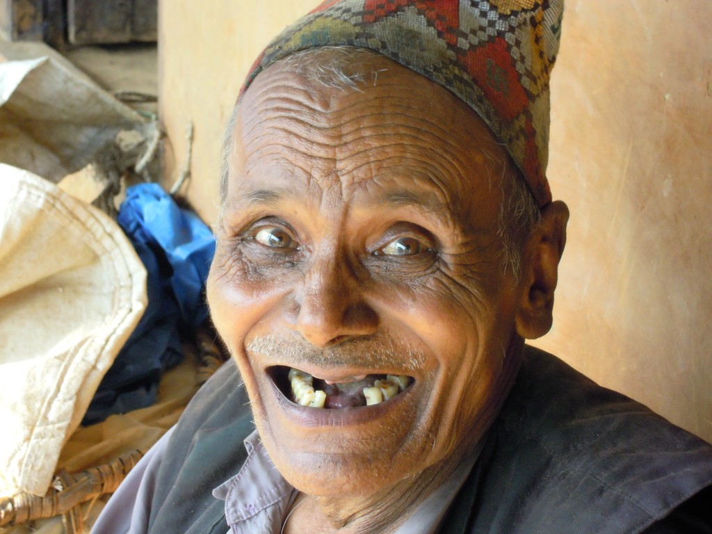 oude man in Mawakanga